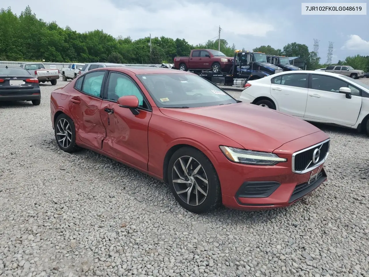 2020 Volvo S60 T5 Momentum VIN: 7JR102FK0LG048619 Lot: 54345695
