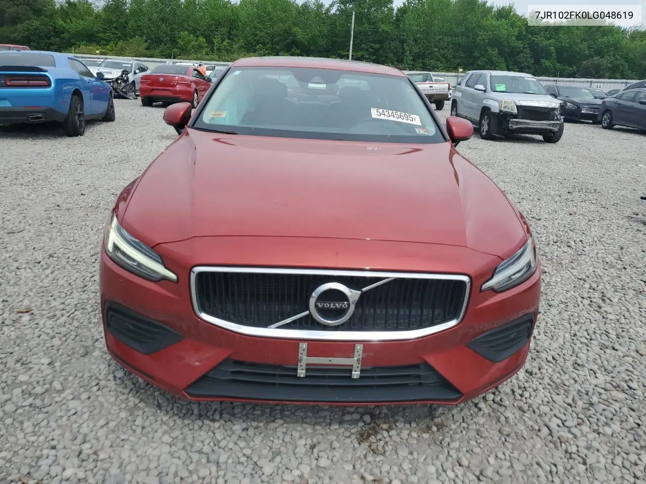 2020 Volvo S60 T5 Momentum VIN: 7JR102FK0LG048619 Lot: 54345695