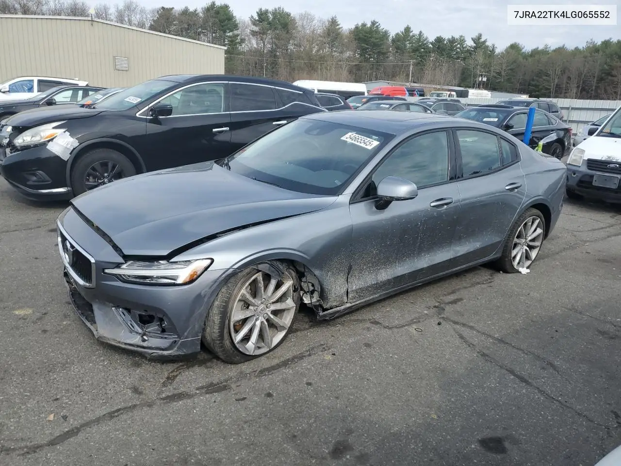 2020 Volvo S60 T6 Momentum VIN: 7JRA22TK4LG065552 Lot: 54665545
