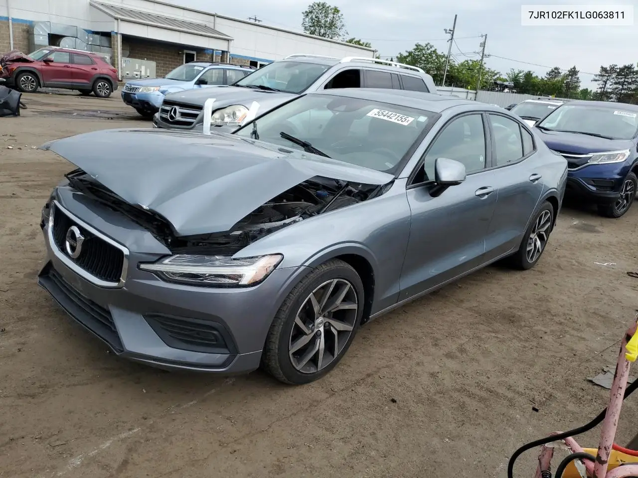 2020 Volvo S60 T5 Momentum VIN: 7JR102FK1LG063811 Lot: 55442155