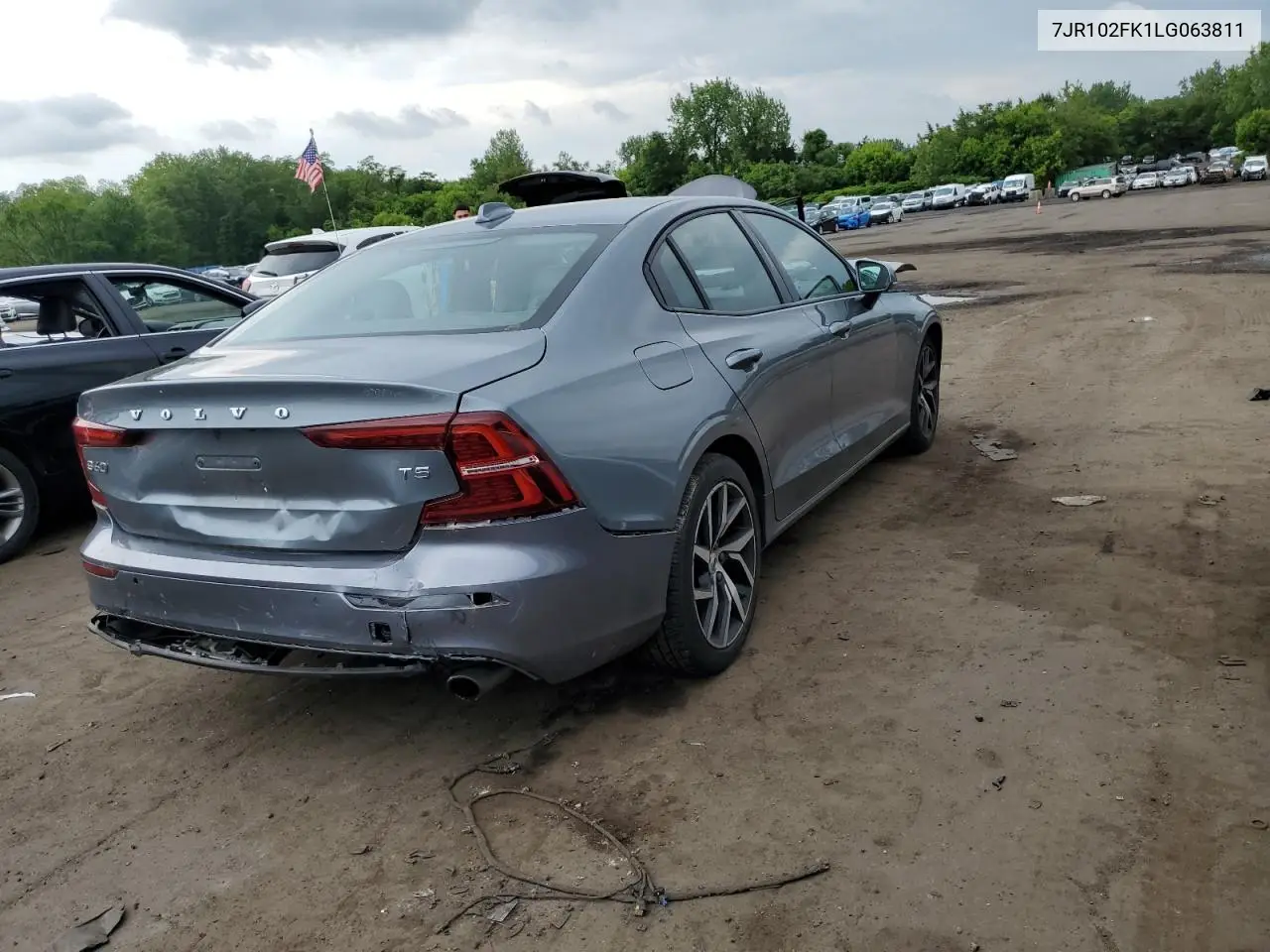 2020 Volvo S60 T5 Momentum VIN: 7JR102FK1LG063811 Lot: 55442155