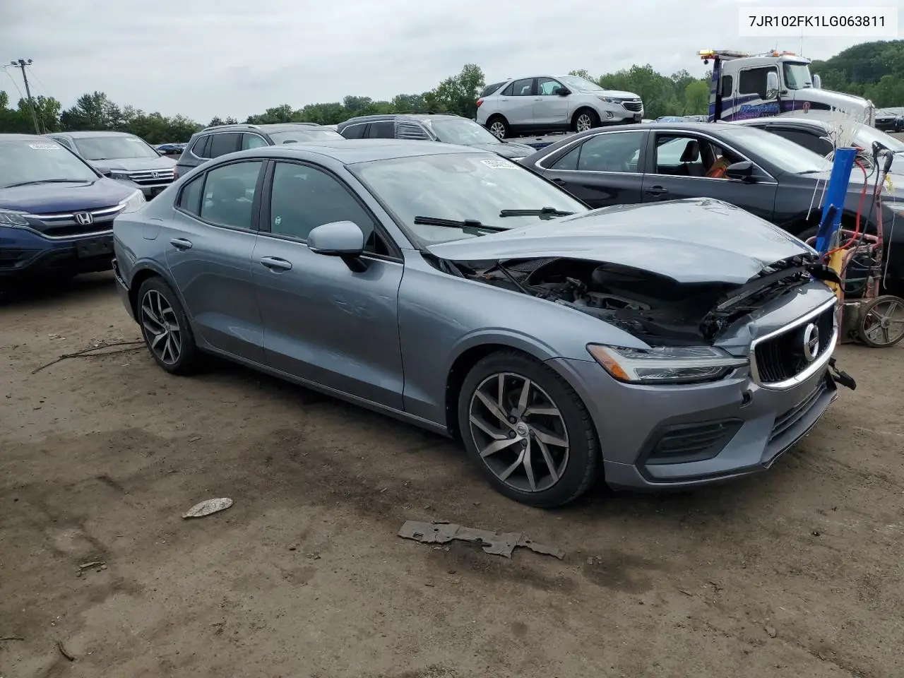 2020 Volvo S60 T5 Momentum VIN: 7JR102FK1LG063811 Lot: 55442155