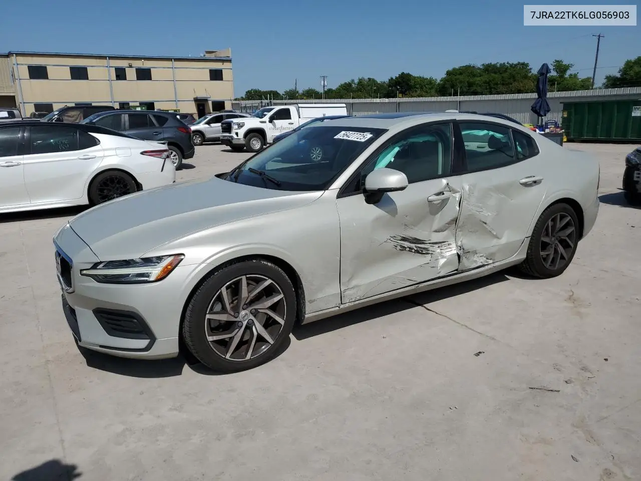 2020 Volvo S60 T6 Momentum VIN: 7JRA22TK6LG056903 Lot: 56427725
