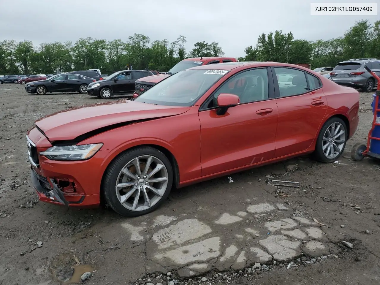 2020 Volvo S60 T5 Momentum VIN: 7JR102FK1LG057409 Lot: 56913465