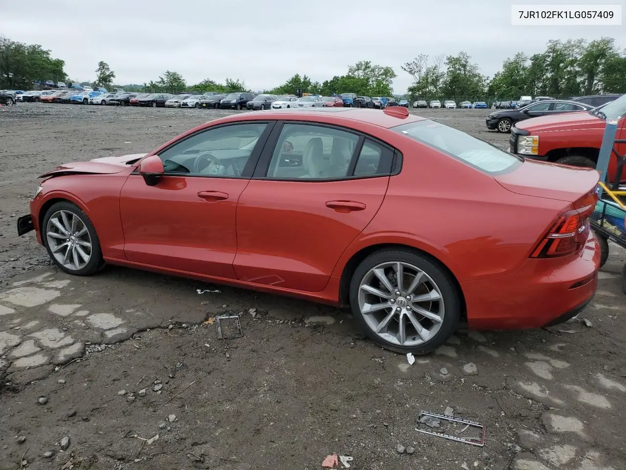 2020 Volvo S60 T5 Momentum VIN: 7JR102FK1LG057409 Lot: 56913465