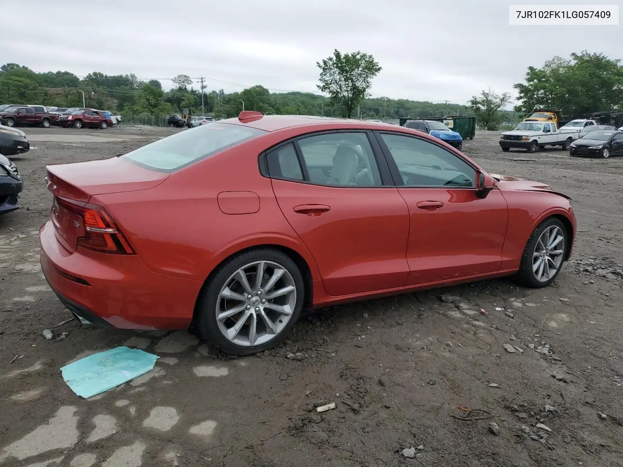 2020 Volvo S60 T5 Momentum VIN: 7JR102FK1LG057409 Lot: 56913465