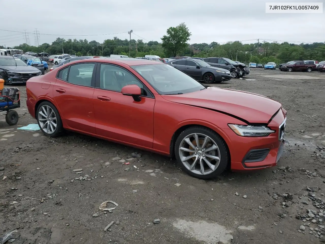 2020 Volvo S60 T5 Momentum VIN: 7JR102FK1LG057409 Lot: 56913465
