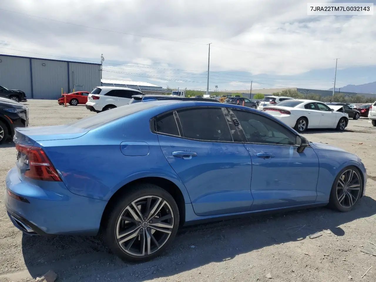 2020 Volvo S60 T6 R-Design VIN: 7JRA22TM7LG032143 Lot: 57499335