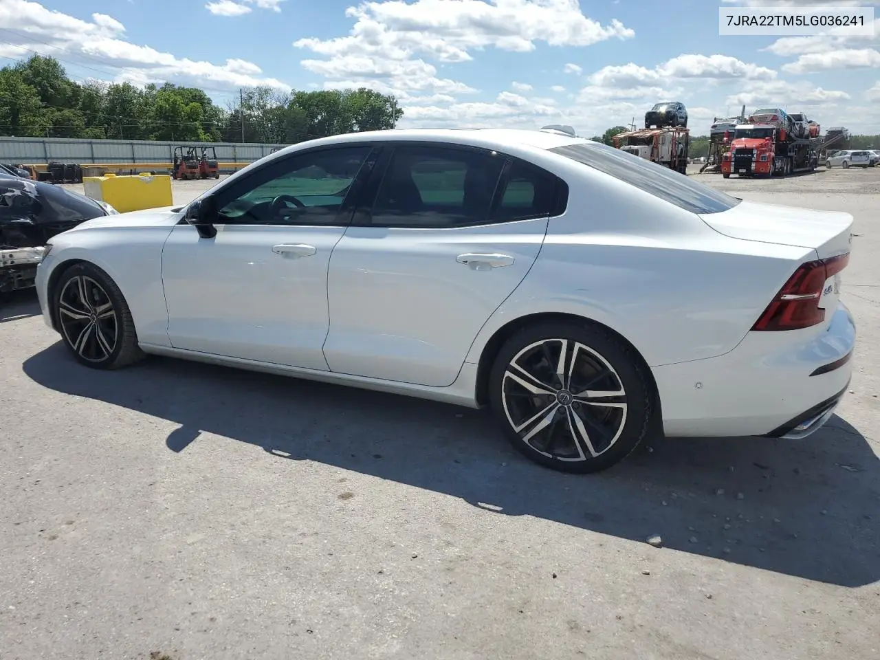 2020 Volvo S60 T6 R-Design VIN: 7JRA22TM5LG036241 Lot: 58257245