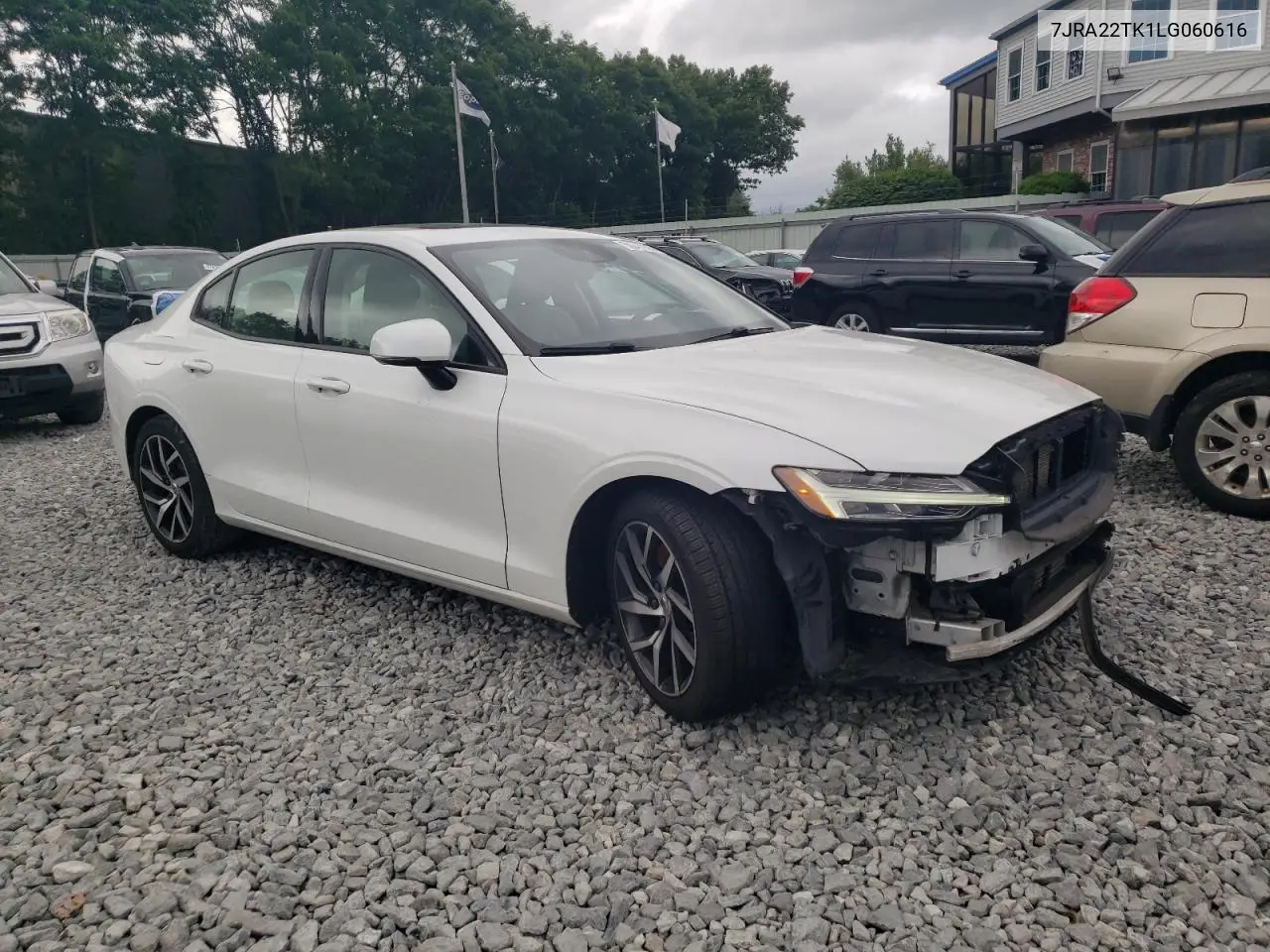 2020 Volvo S60 T6 Momentum VIN: 7JRA22TK1LG060616 Lot: 58347355