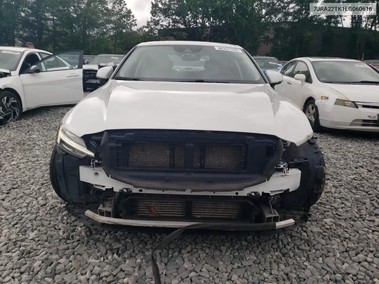 2020 Volvo S60 T6 Momentum VIN: 7JRA22TK1LG060616 Lot: 58347355