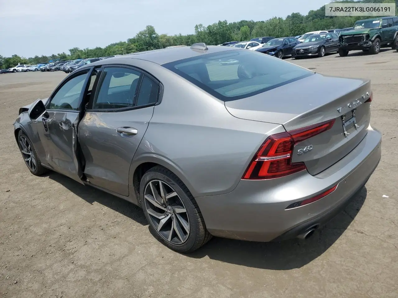 2020 Volvo S60 T6 Momentum VIN: 7JRA22TK3LG066191 Lot: 60314485
