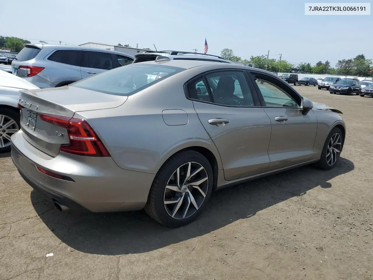 2020 Volvo S60 T6 Momentum VIN: 7JRA22TK3LG066191 Lot: 60314485