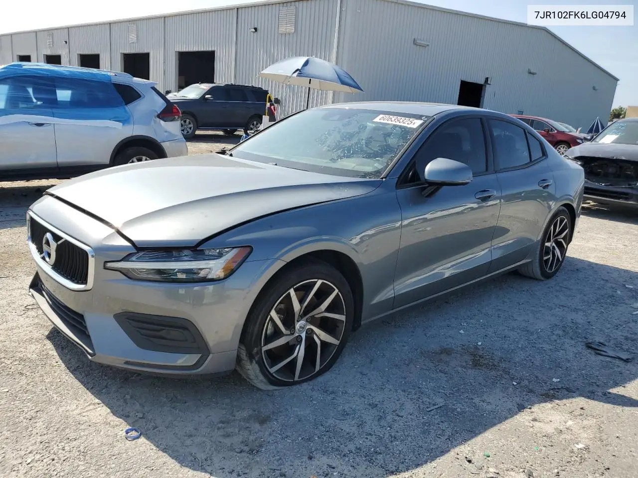 2020 Volvo S60 T5 Momentum VIN: 7JR102FK6LG04794 Lot: 60639325