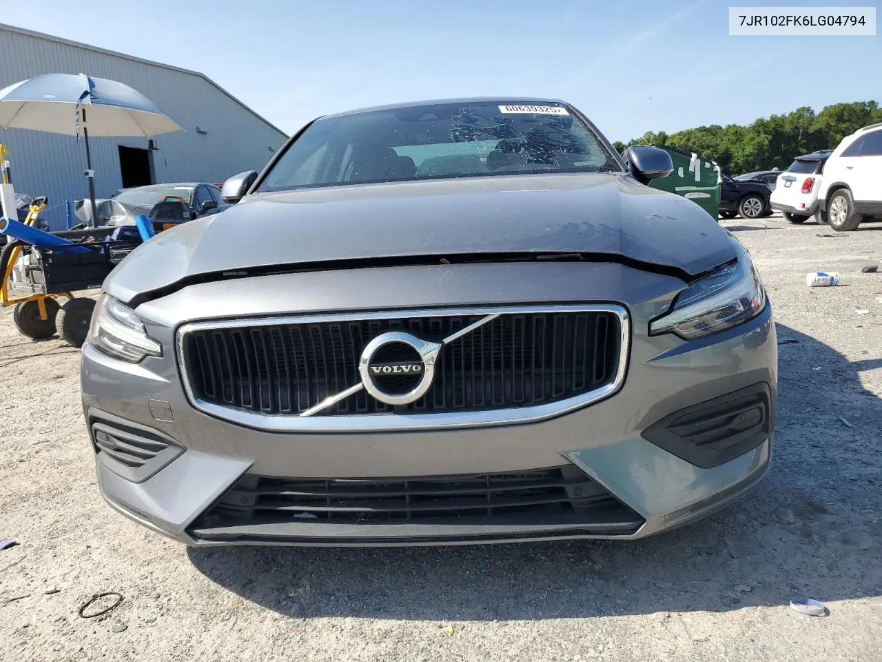 2020 Volvo S60 T5 Momentum VIN: 7JR102FK6LG04794 Lot: 60639325