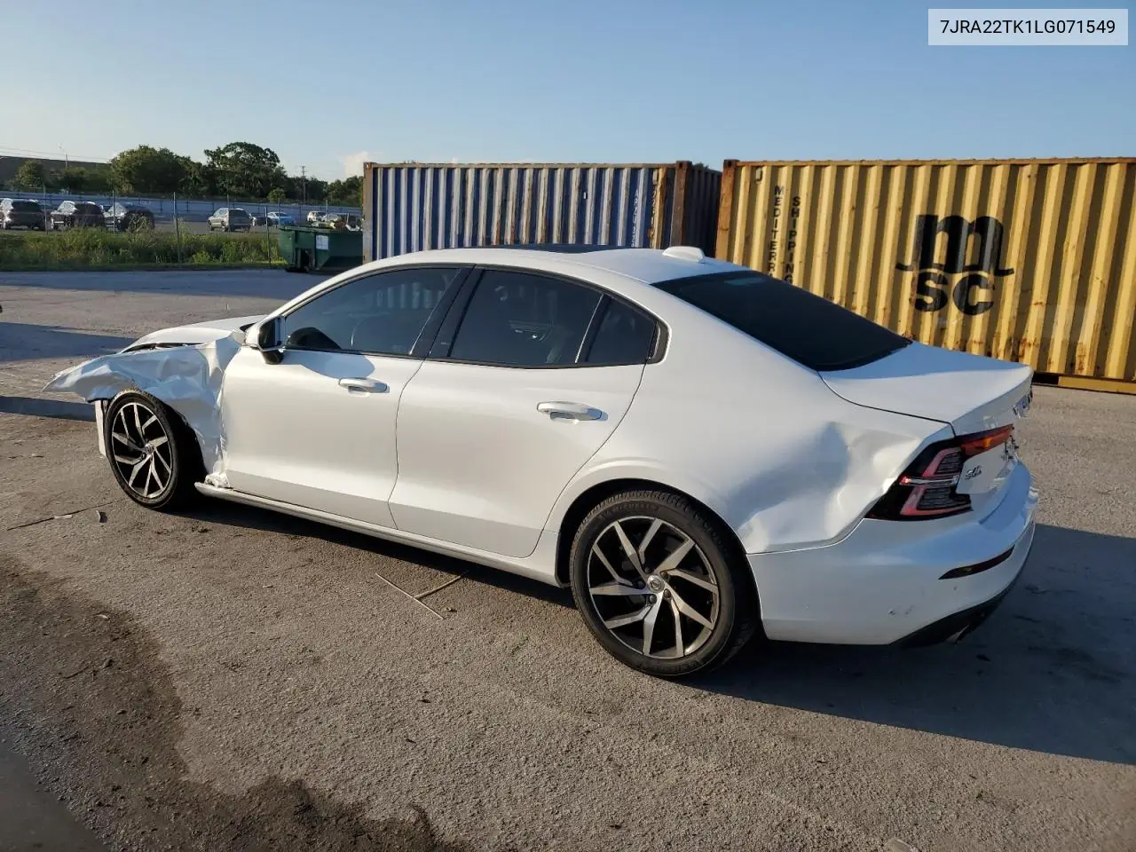 2020 Volvo S60 T6 Momentum VIN: 7JRA22TK1LG071549 Lot: 61912585
