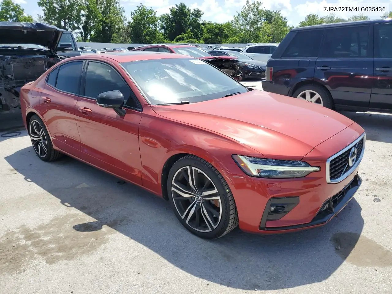 2020 Volvo S60 T6 R-Design VIN: 7JRA22TM4LG035436 Lot: 62003565