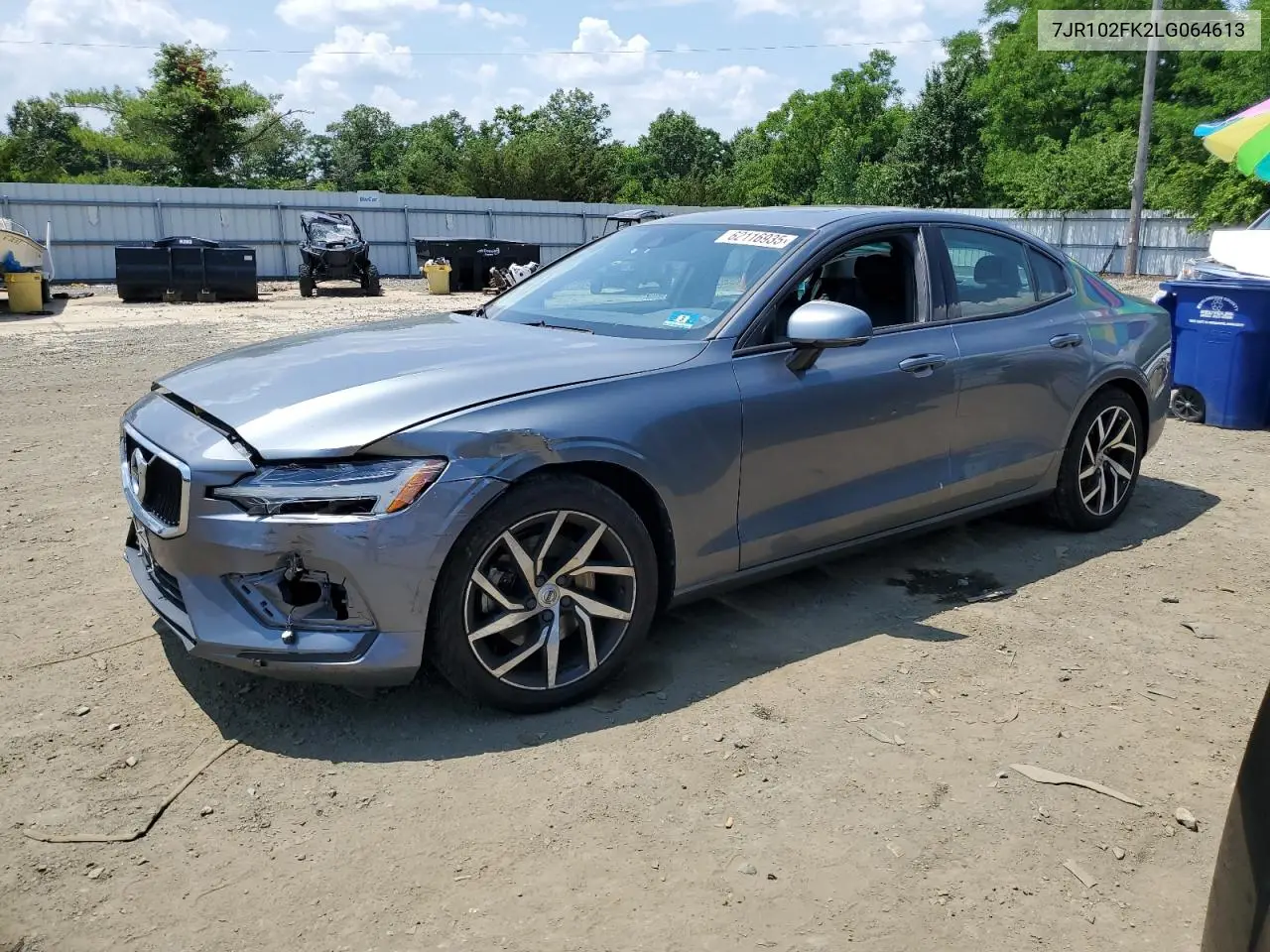 2020 Volvo S60 T5 Momentum VIN: 7JR102FK2LG064613 Lot: 62116935