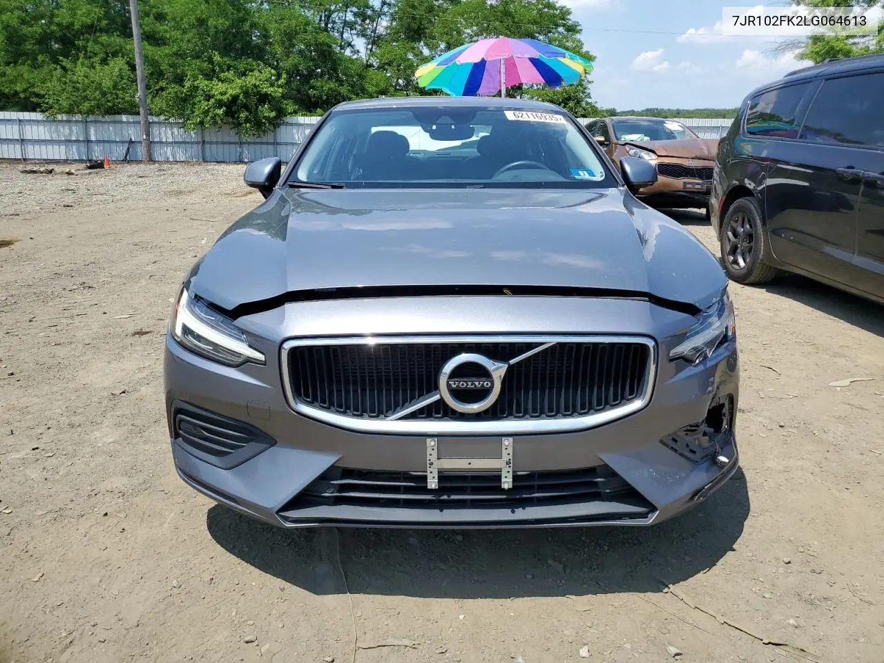 2020 Volvo S60 T5 Momentum VIN: 7JR102FK2LG064613 Lot: 62116935