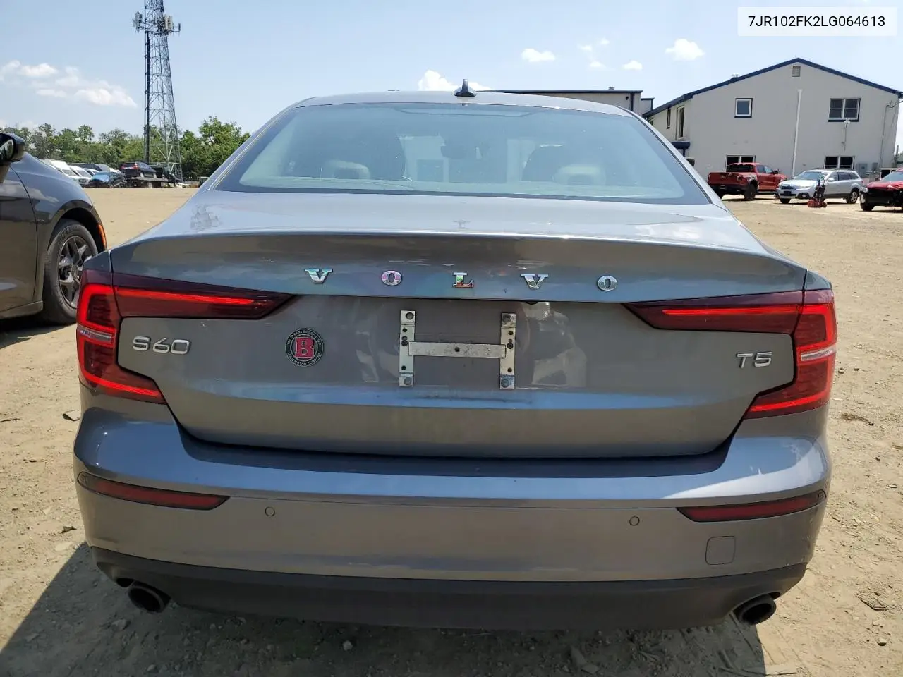 2020 Volvo S60 T5 Momentum VIN: 7JR102FK2LG064613 Lot: 62116935