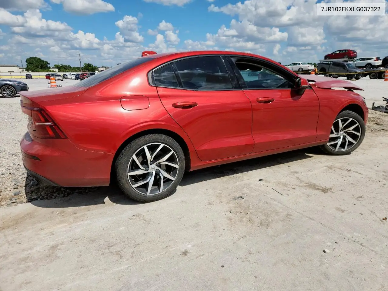 2020 Volvo S60 T5 Momentum VIN: 7JR102FKXLG037322 Lot: 62218045