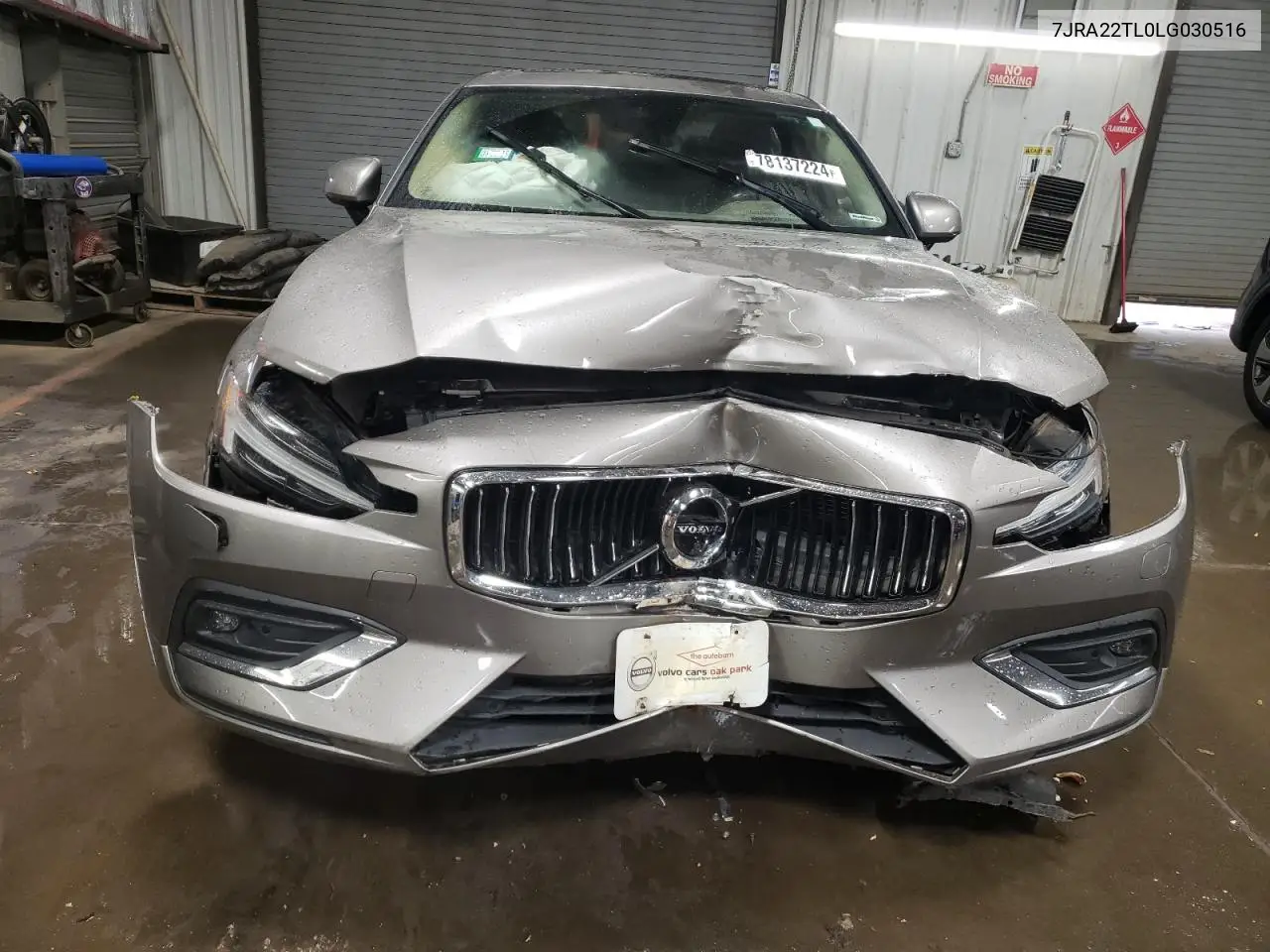 2020 Volvo S60 T6 Inscription VIN: 7JRA22TL0LG030516 Lot: 78137224