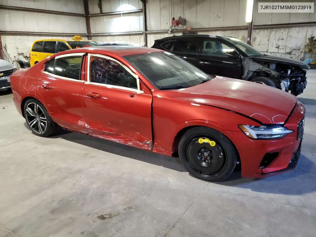 2021 Volvo S60 T5 R-Design VIN: 7JR102TM5MG123919 Lot: 52132085