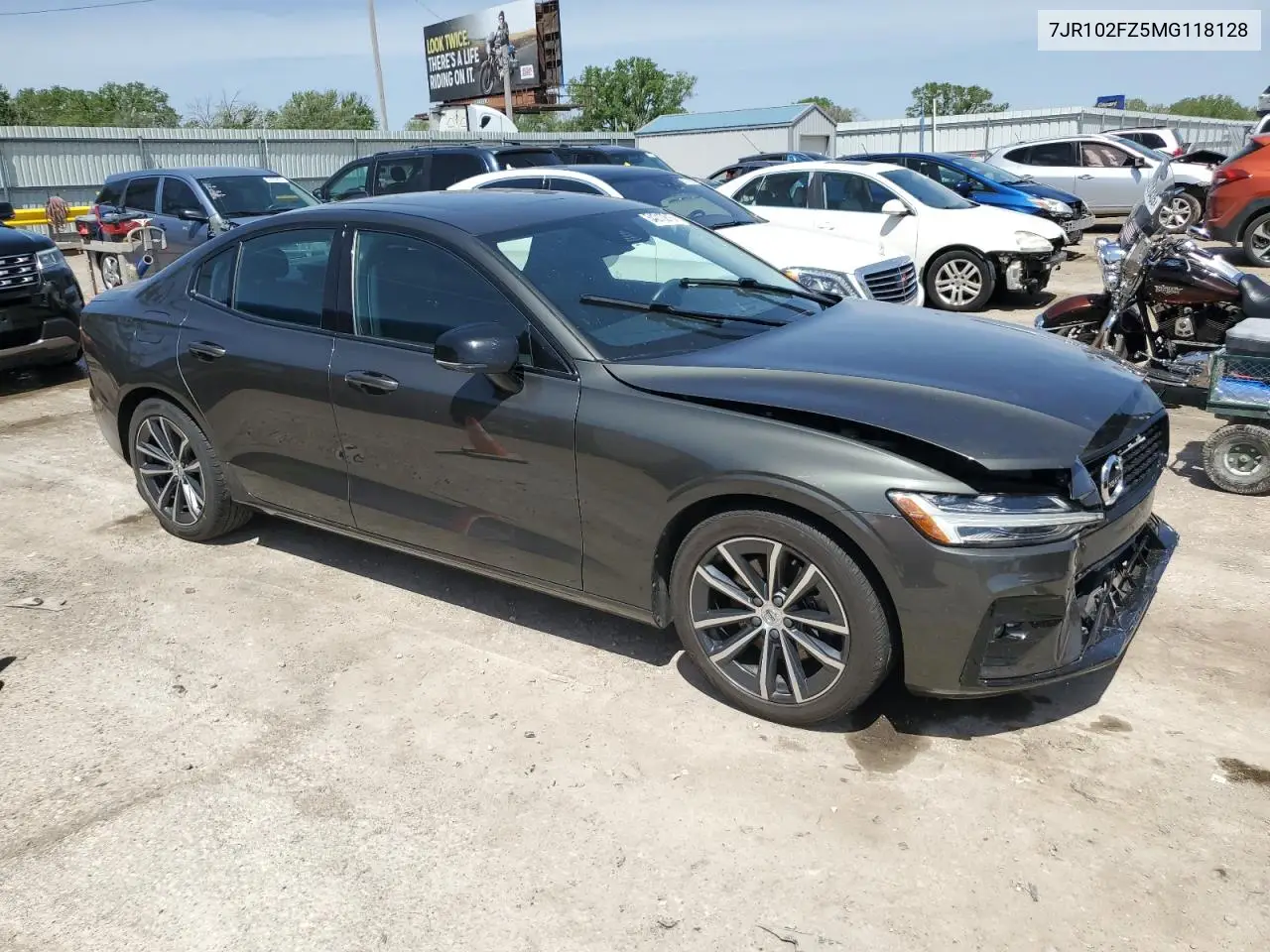 2021 Volvo S60 T5 R-Design VIN: 7JR102FZ5MG118128 Lot: 54210815