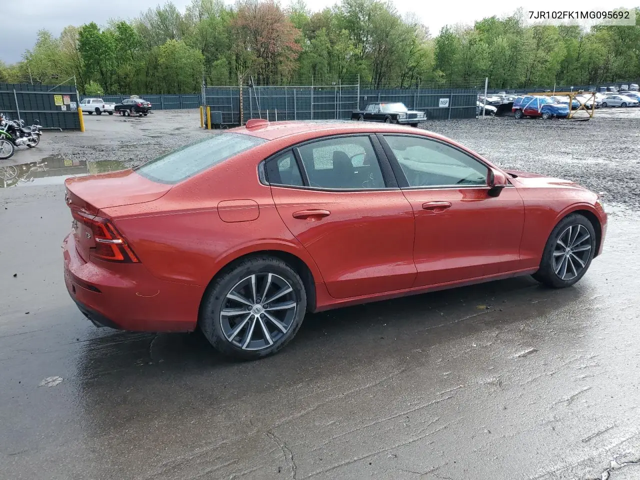 2021 Volvo S60 T5 Momentum VIN: 7JR102FK1MG095692 Lot: 55813105