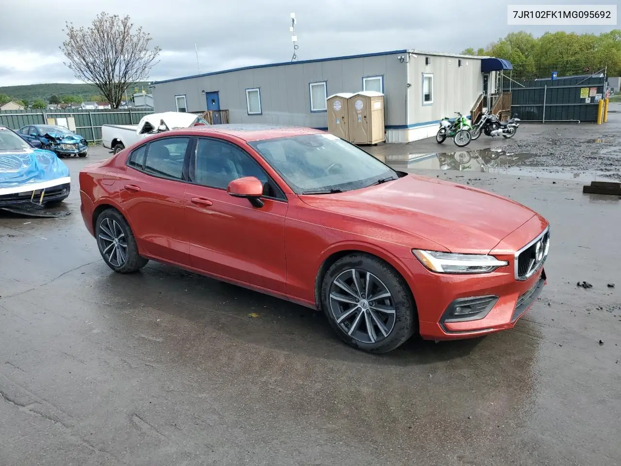 2021 Volvo S60 T5 Momentum VIN: 7JR102FK1MG095692 Lot: 55813105
