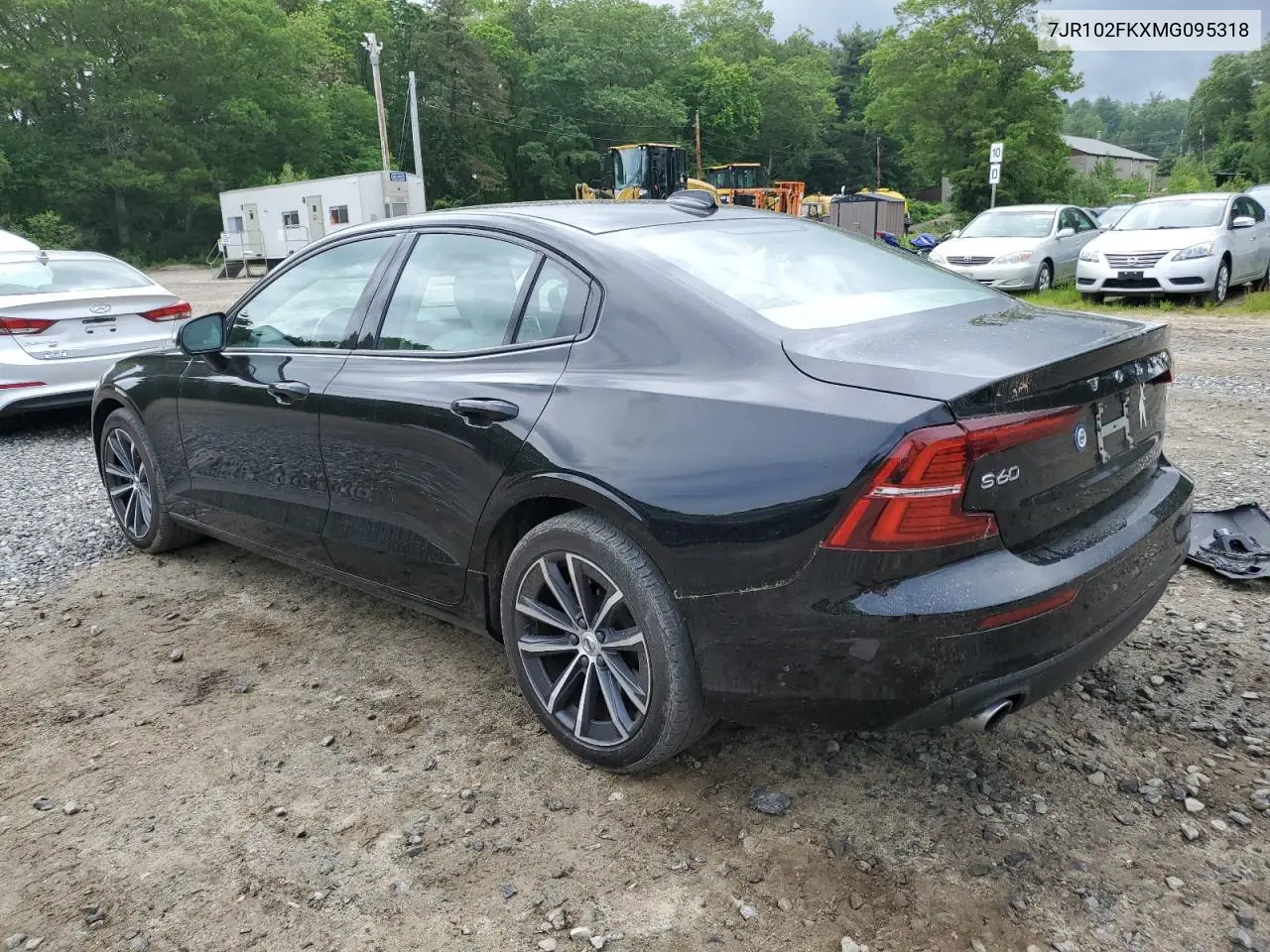 2021 Volvo S60 T5 Momentum VIN: 7JR102FKXMG095318 Lot: 58238835