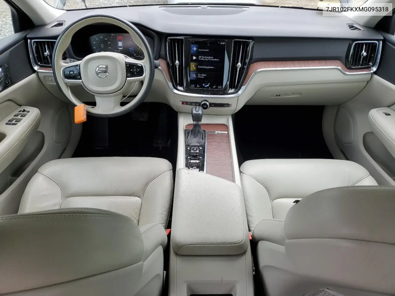 2021 Volvo S60 T5 Momentum VIN: 7JR102FKXMG095318 Lot: 58238835