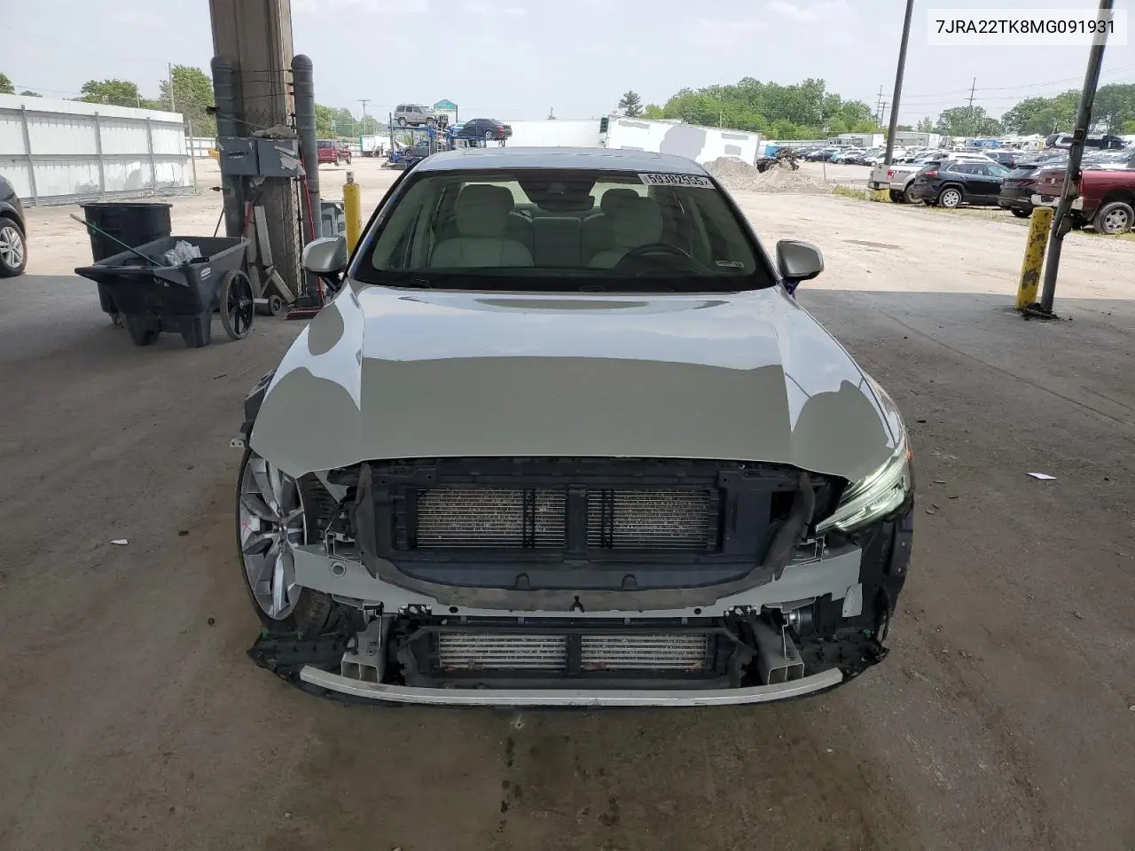 2021 Volvo S60 T6 Momentum VIN: 7JRA22TK8MG091931 Lot: 59382555