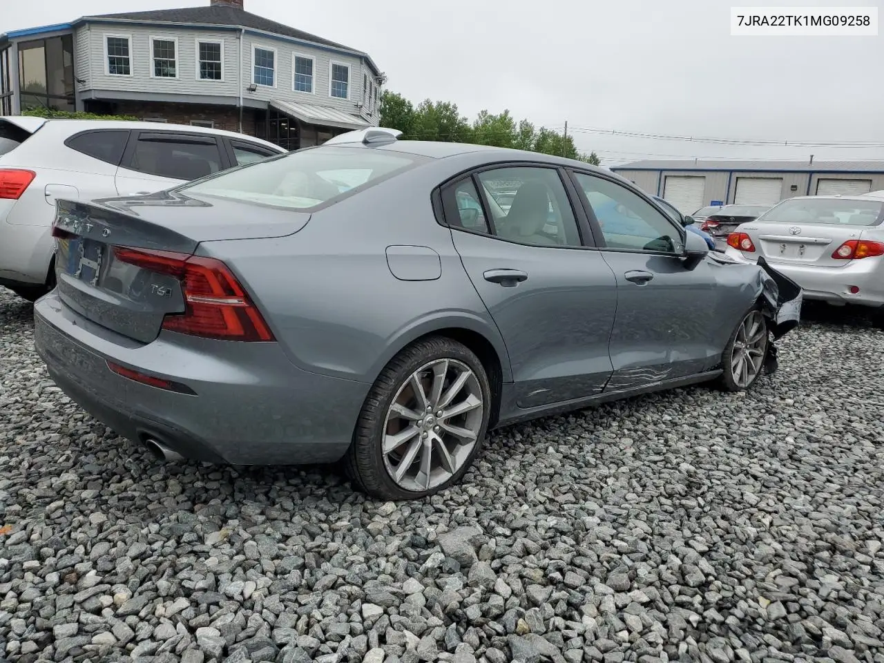 2021 Volvo S60 T6 Momentum VIN: 7JRA22TK1MG09258 Lot: 60595455