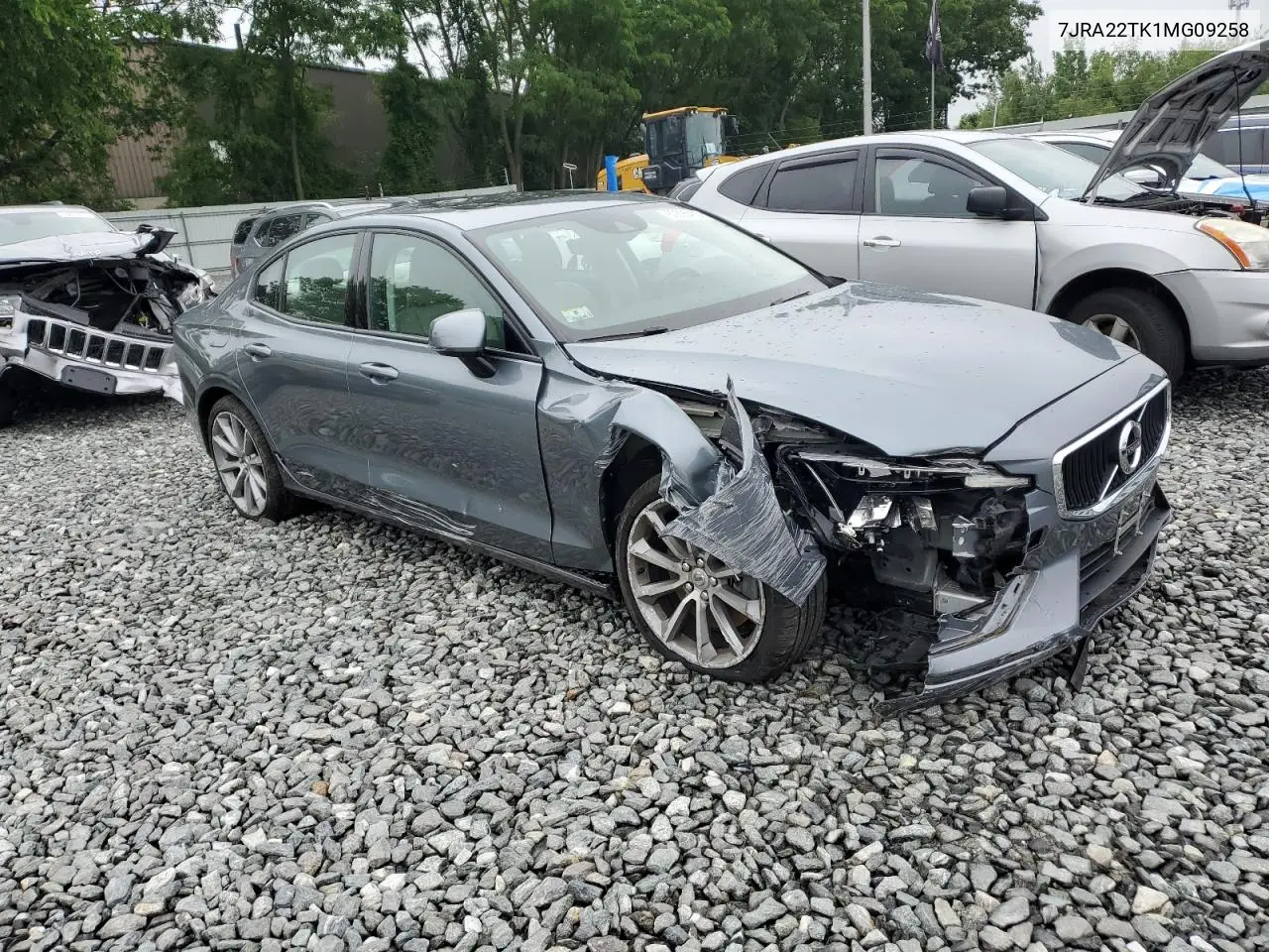 2021 Volvo S60 T6 Momentum VIN: 7JRA22TK1MG09258 Lot: 60595455