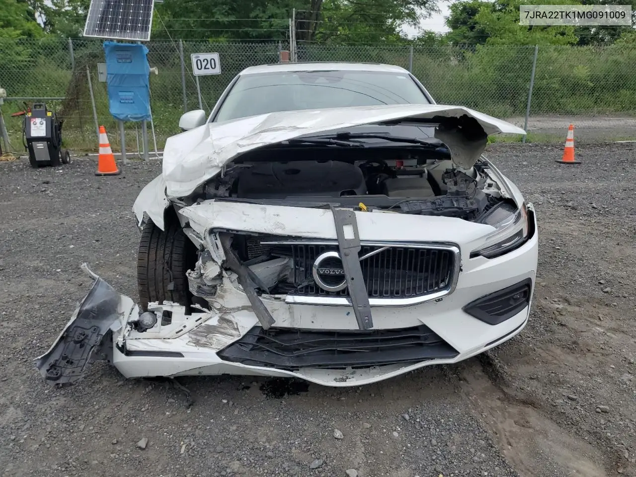 2021 Volvo S60 T6 Momentum VIN: 7JRA22TK1MG091009 Lot: 62489525