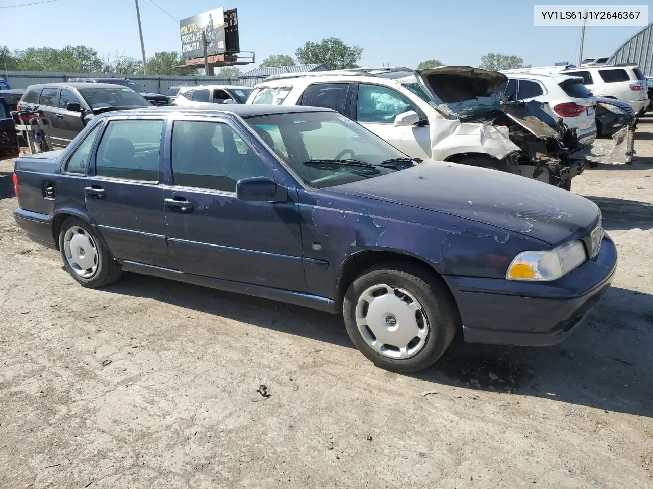 2000 Volvo S70 Base VIN: YV1LS61J1Y2646367 Lot: 53494485
