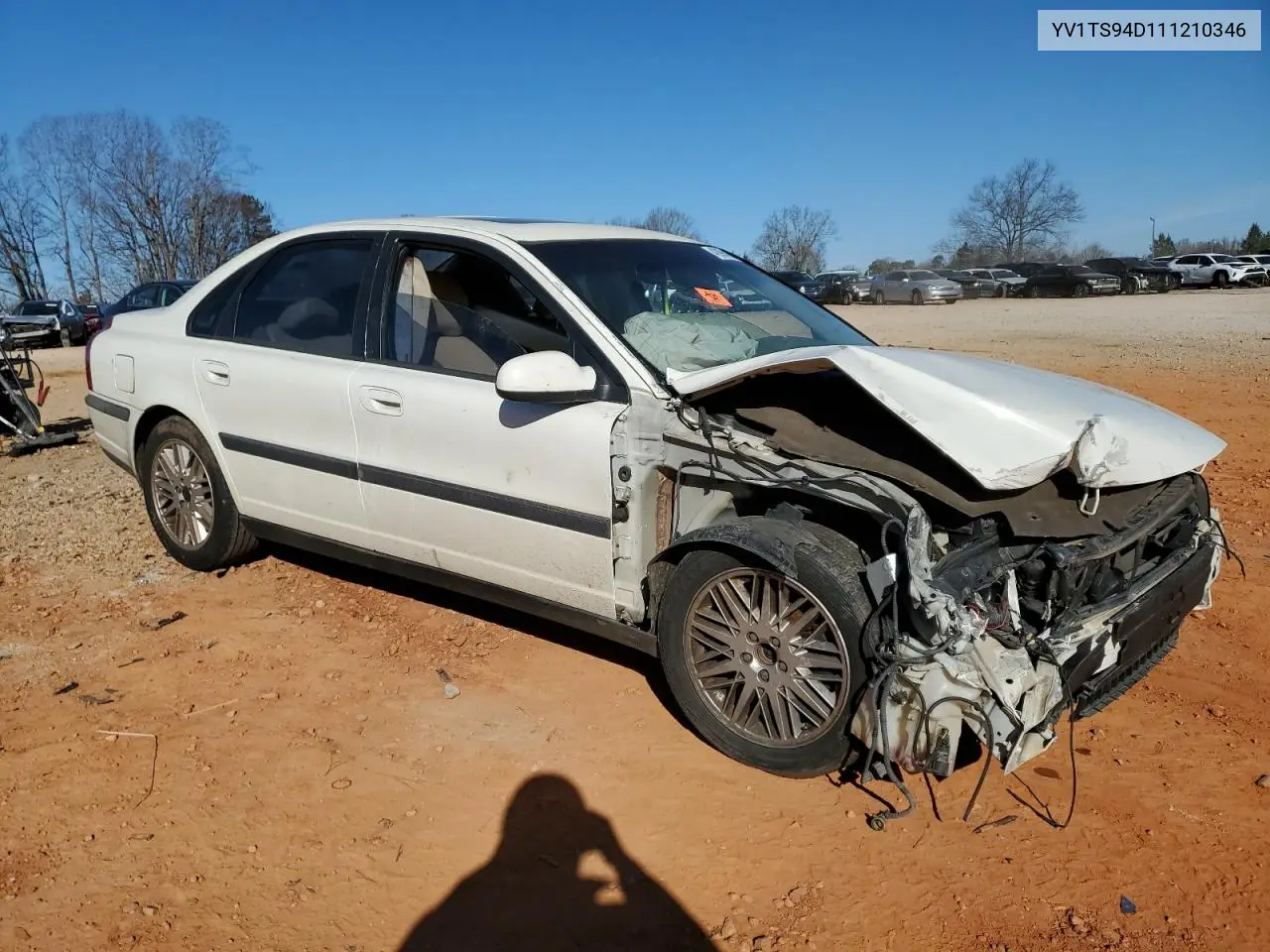 2001 Volvo S80 VIN: YV1TS94D111210346 Lot: 42994485