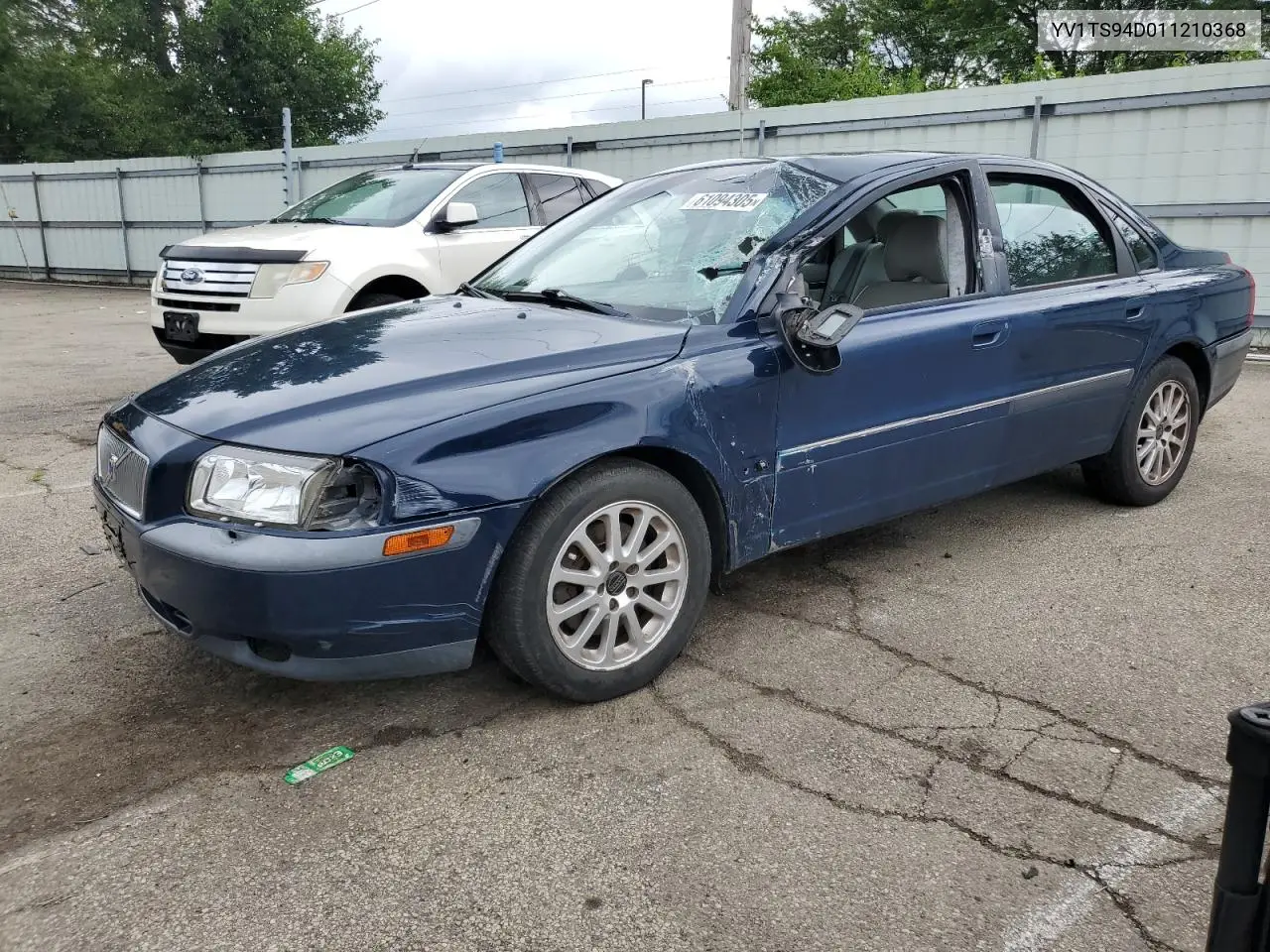 2001 Volvo S80 VIN: YV1TS94D011210368 Lot: 61094305