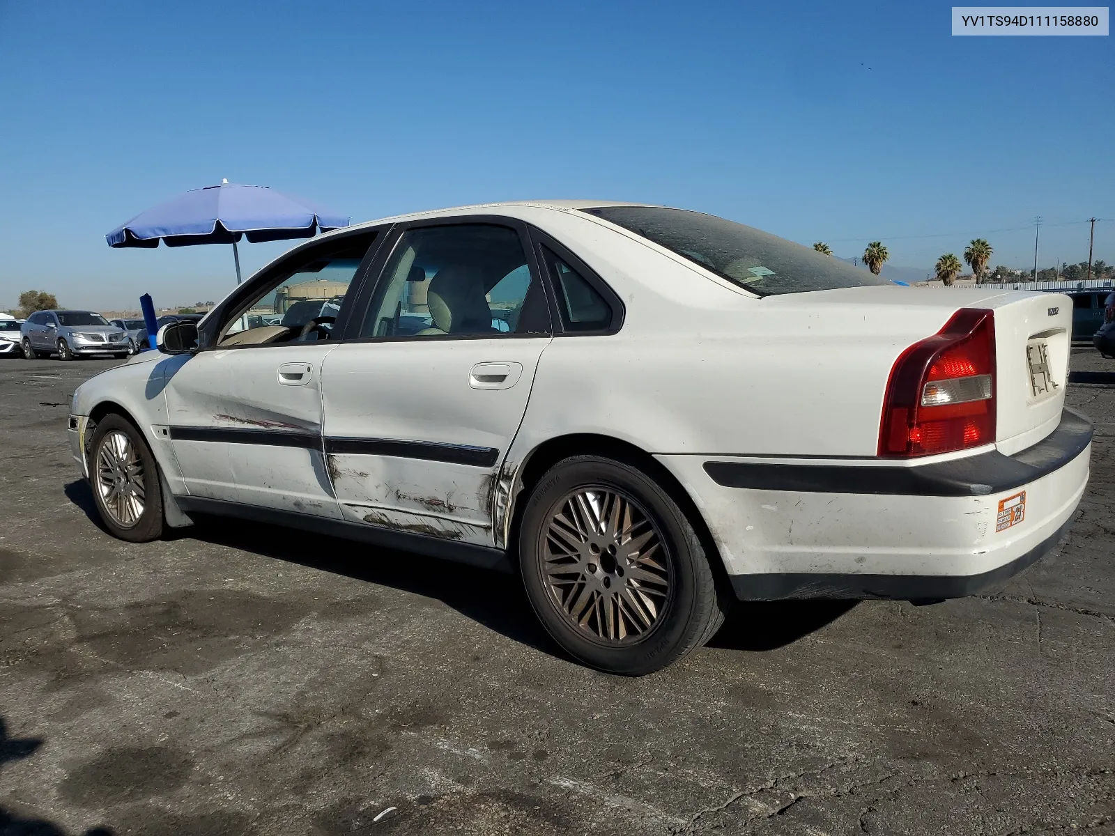 2001 Volvo S80 VIN: YV1TS94D111158880 Lot: 67153724