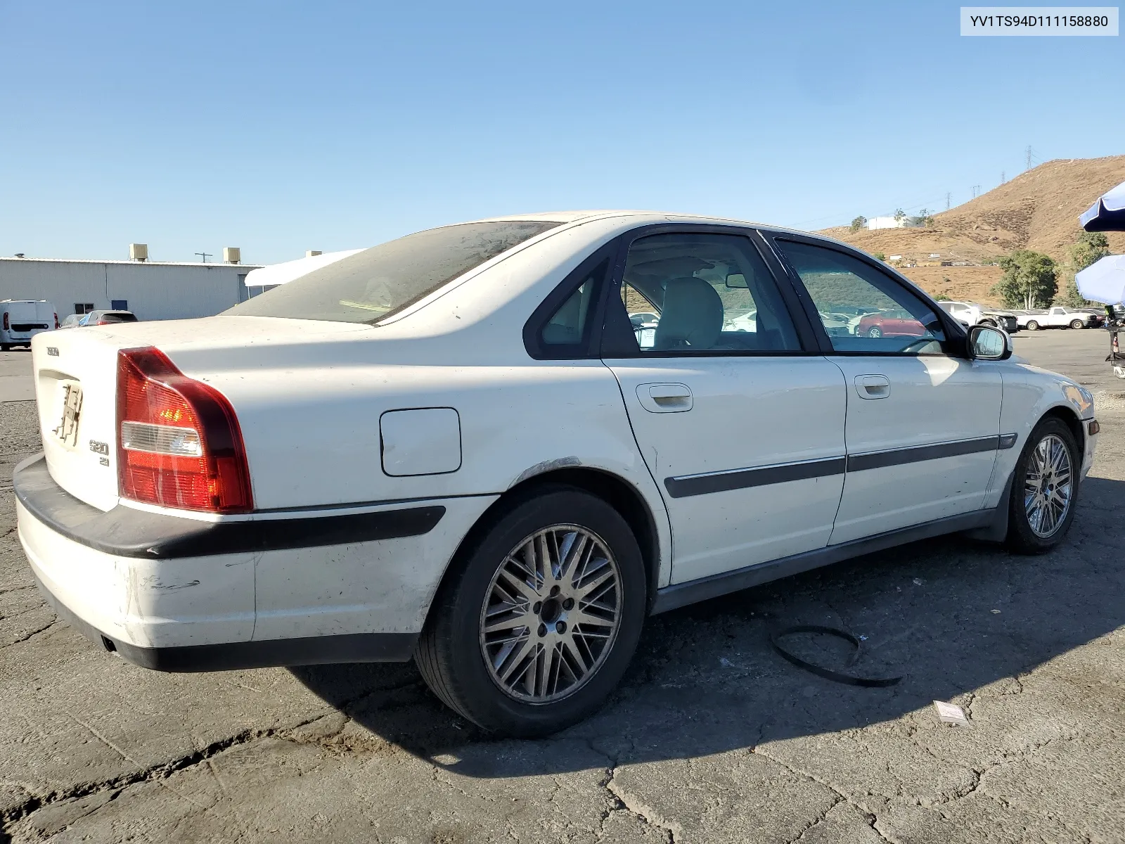 2001 Volvo S80 VIN: YV1TS94D111158880 Lot: 67153724
