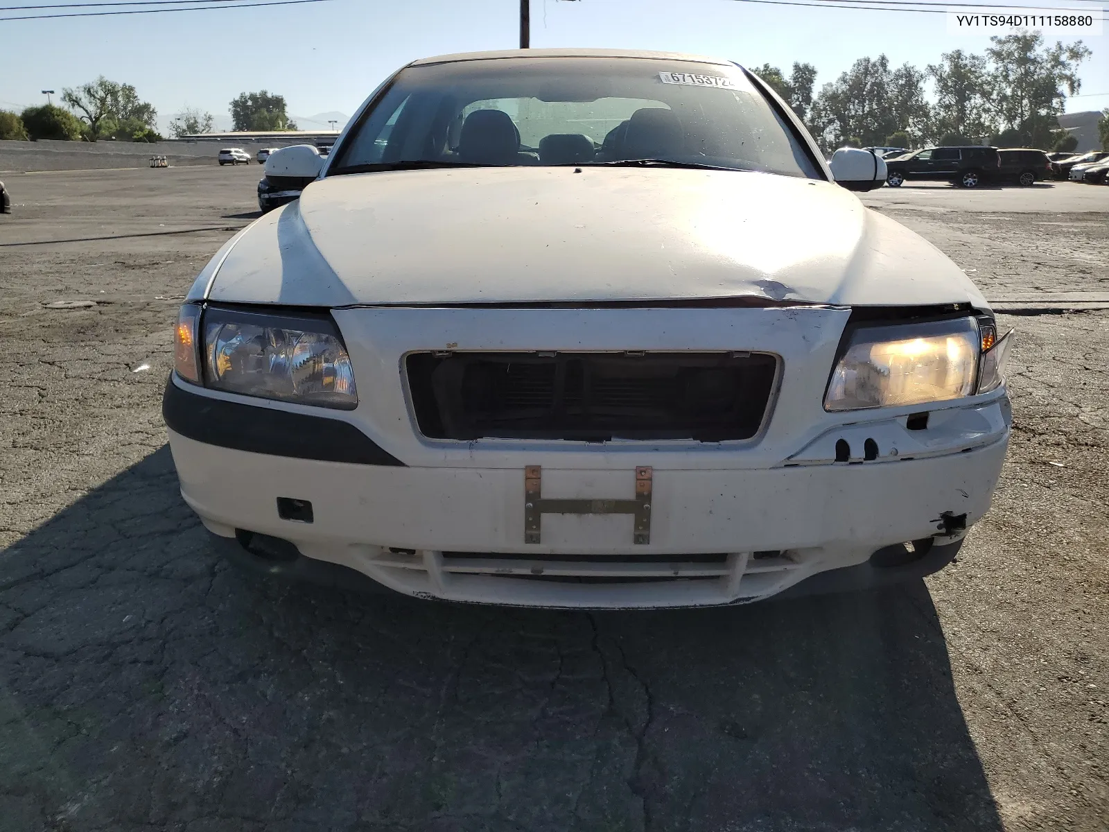 2001 Volvo S80 VIN: YV1TS94D111158880 Lot: 67153724