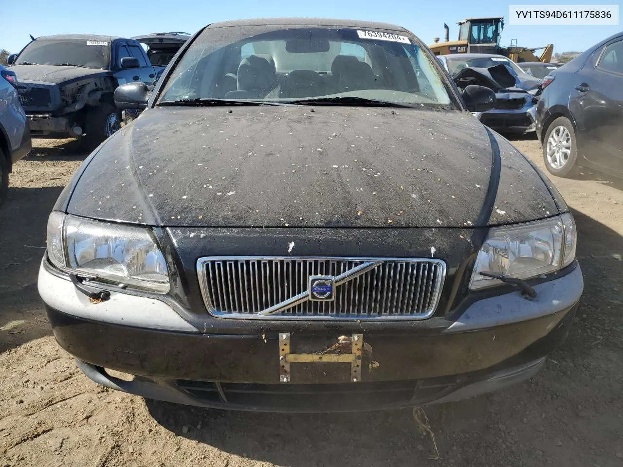 2001 Volvo S80 VIN: YV1TS94D611175836 Lot: 76394204