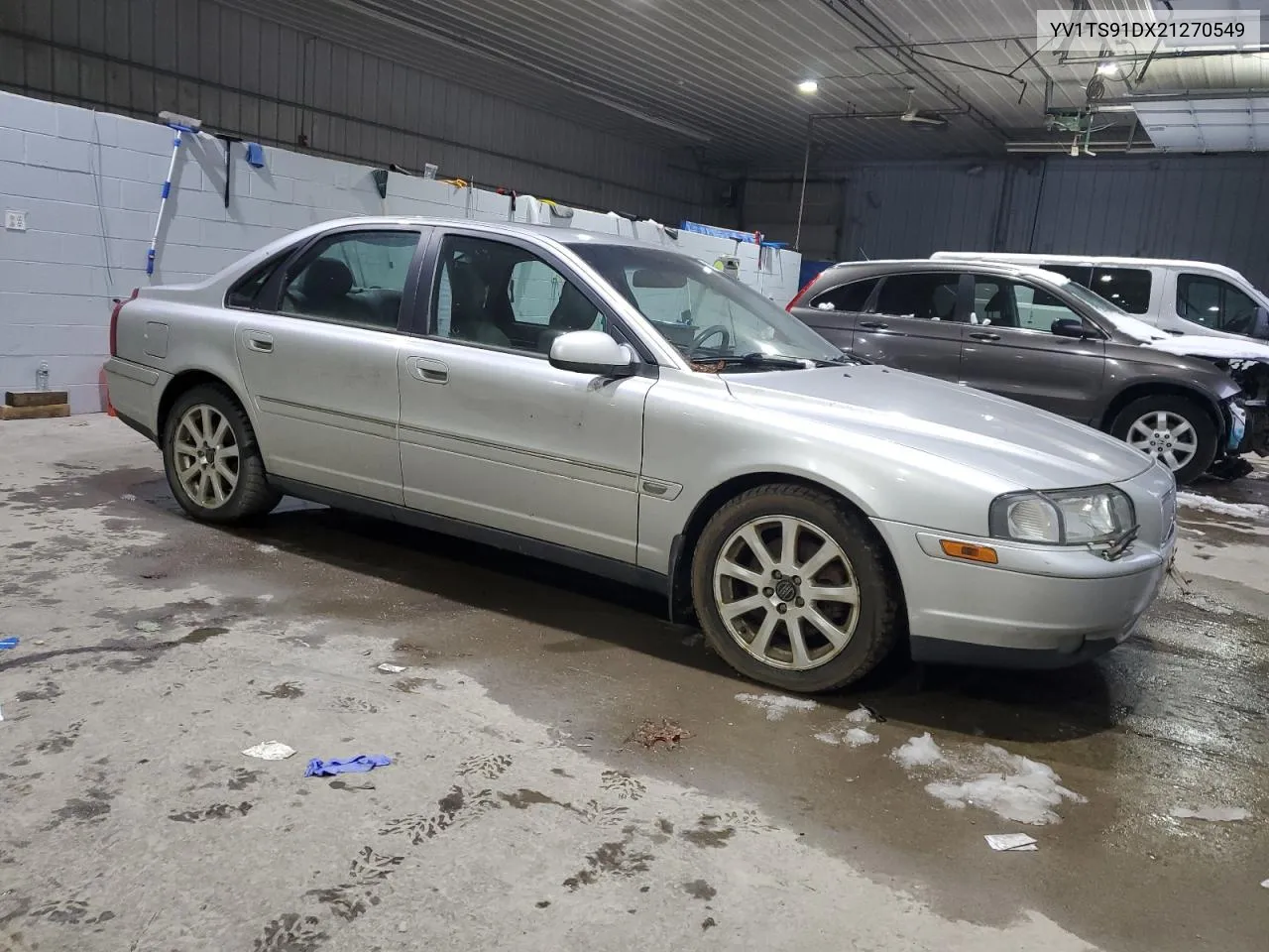 2002 Volvo S80 T6 Turbo VIN: YV1TS91DX21270549 Lot: 87962365