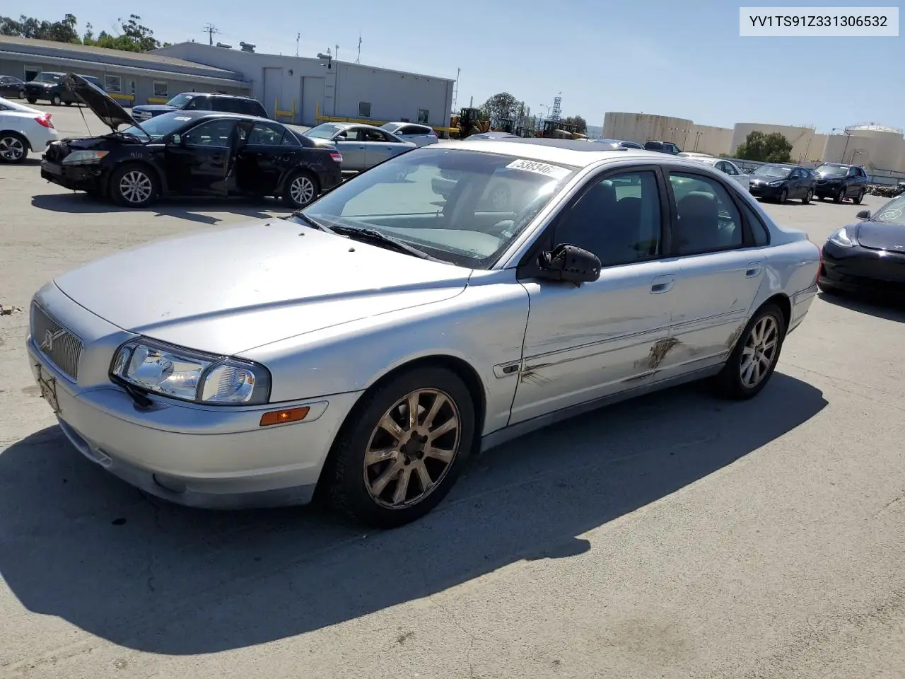 2003 Volvo S80 T6 Turbo VIN: YV1TS91Z331306532 Lot: 53834625