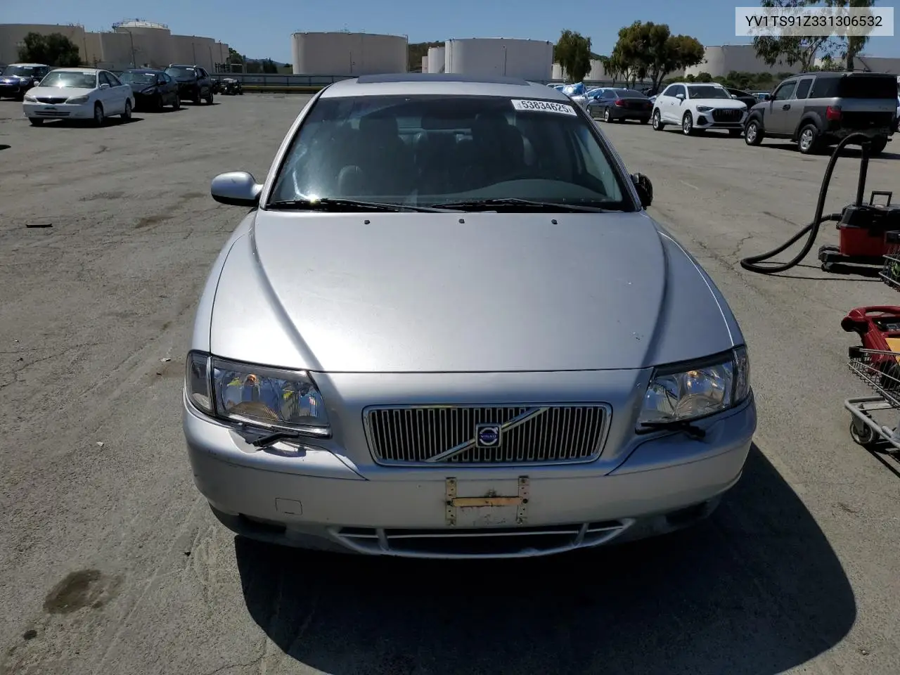 2003 Volvo S80 T6 Turbo VIN: YV1TS91Z331306532 Lot: 53834625