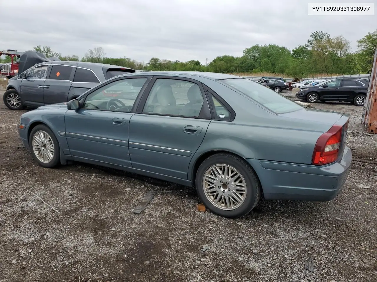 2003 Volvo S80 VIN: YV1TS92D331308977 Lot: 56410545