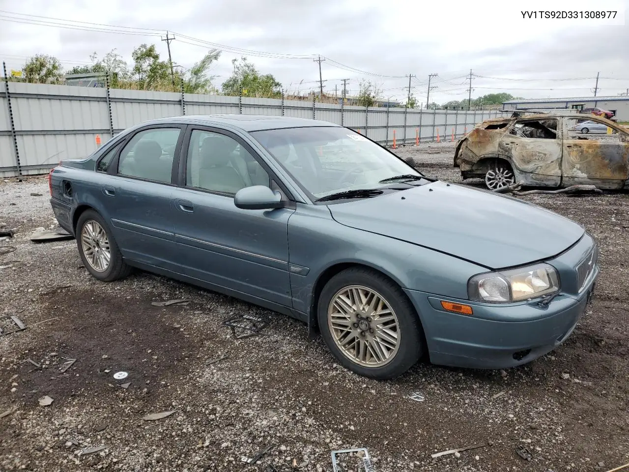 2003 Volvo S80 VIN: YV1TS92D331308977 Lot: 56410545