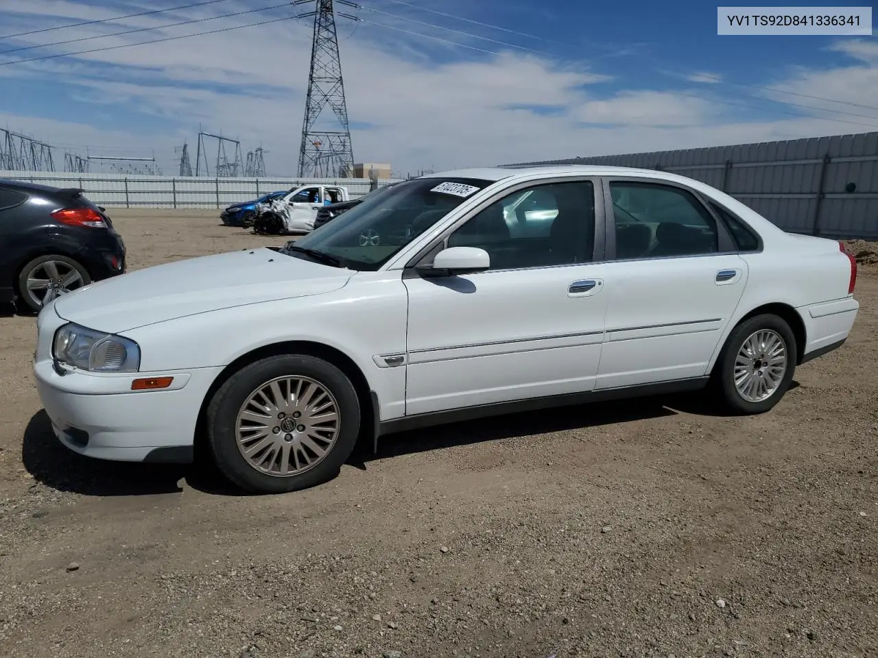 2004 Volvo S80 VIN: YV1TS92D841336341 Lot: 51023705