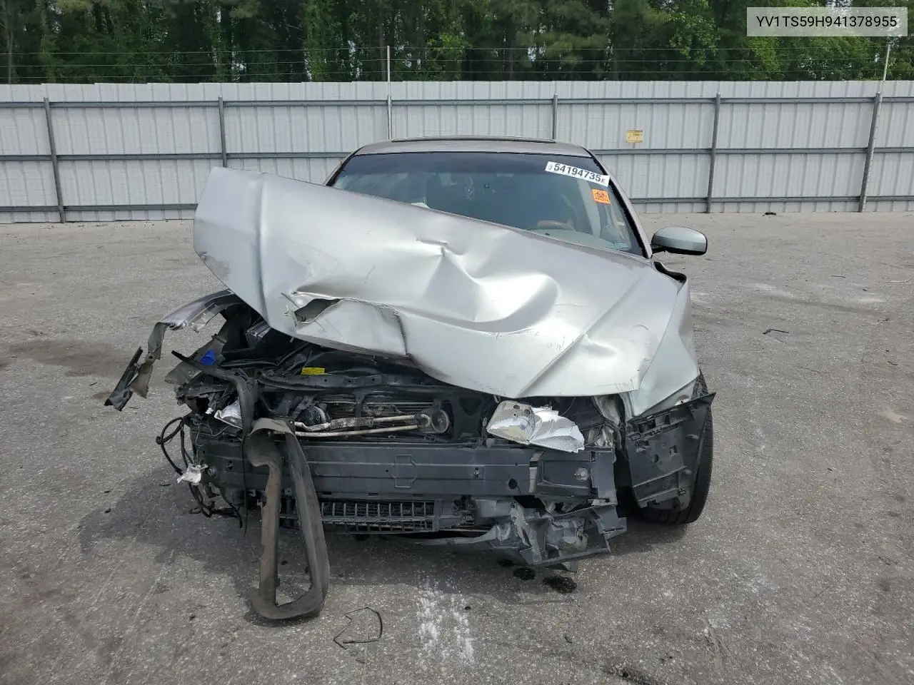2004 Volvo S80 2.5T VIN: YV1TS59H941378955 Lot: 54194735